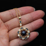 Freshwater Pearl Necklace Pendant Gold Plated Wedding Gift