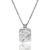 Baroque Pearl Pendant Necklace 925 Silver Natural Pearl Girls Pendant