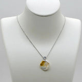 Baroque Pearl Pendant Necklace 925 Silver Natural Pearl Girls Pendant