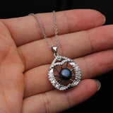 Freshwater Pearl Pendant Necklace 925 Silver Big Pearl Fine Jewelry