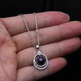 925 Silver Pendant, Freshwater Pearl Necklace, Anniversary Gift