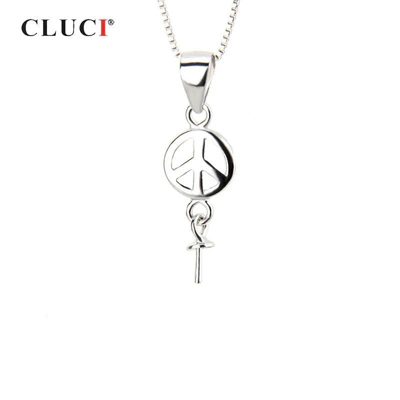 925 Silver Pearl Pendant Mounting for Necklace Jewelry Making