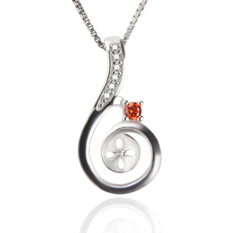 925 Silver Necklace Pendant with 7mm Akoya Pearl SP273SB