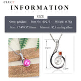 925 Silver Necklace Pendant with 7mm Akoya Pearl SP273SB