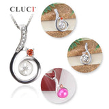 925 Silver Necklace Pendant with 7mm Akoya Pearl SP273SB
