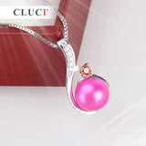 925 Silver Necklace Pendant with 7mm Akoya Pearl SP273SB