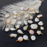 Freshwater Pearl Diamond Shaped Pendant Necklace Accessory