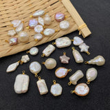Freshwater Pearl Diamond Shaped Pendant Necklace Accessory