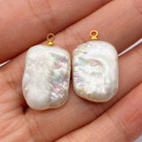 Freshwater Pearl Diamond Shaped Pendant Necklace Accessory