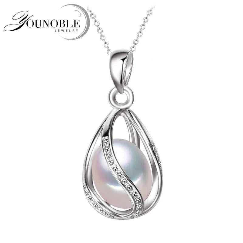 Freshwater Pearl Pendant Fittings 925 Silver