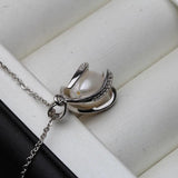 Freshwater Pearl Pendant Fittings 925 Silver