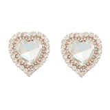 Heart Stud Earrings Spring Party Jewelry Women's Accessories