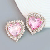 Heart Stud Earrings Spring Party Jewelry Women's Accessories