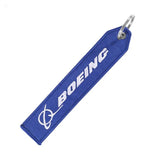 3PCS Embroidery BOEING Aviation Keychains, Customized Keyring for Car Truck ATV