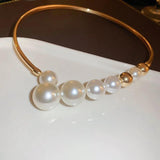 Exaggerated Pearl Beads Choker Necklace Wedding Accessories
