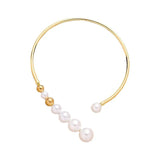Exaggerated Pearl Beads Choker Necklace Wedding Accessories