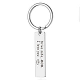 Family Drive KeyChain - Stainless Steel Jewelry Gift