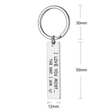 Family Drive KeyChain - Stainless Steel Jewelry Gift