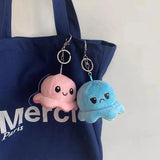 Octopus Plushie Keychain Soft Stuffed Doll Bags Pendant Car Key Ring