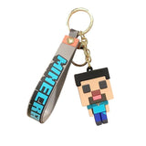 Silicone 3D Building Block Keychain Mosaic Key Ring Holder