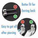 Ear Piercing Kit & Earrings Gun - Safe Home Self Piercing Machine