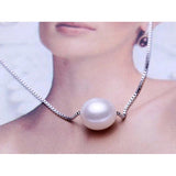 Elegant Pearl Pendant Necklace Women