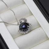 Real Freshwater Pendant Necklace Anniversary Gift With Chain