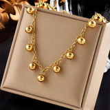 316L Stainless Steel Butterfly Pendant Necklace For Women