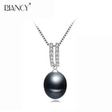 Vintage Freshwater Pearl Pendant, 925 Silver Necklace