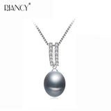 Vintage Freshwater Pearl Pendant, 925 Silver Necklace