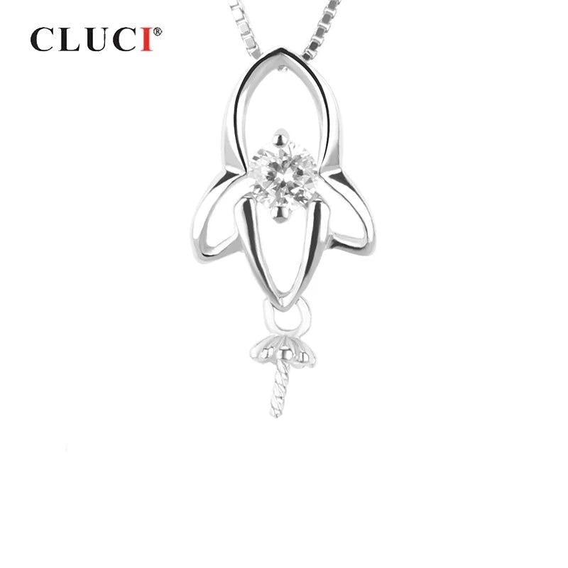 925 Sterling Silver Pearl Pendant SP097SB