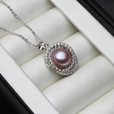 Freshwater Pearl Pendant Necklace for Women Wedding