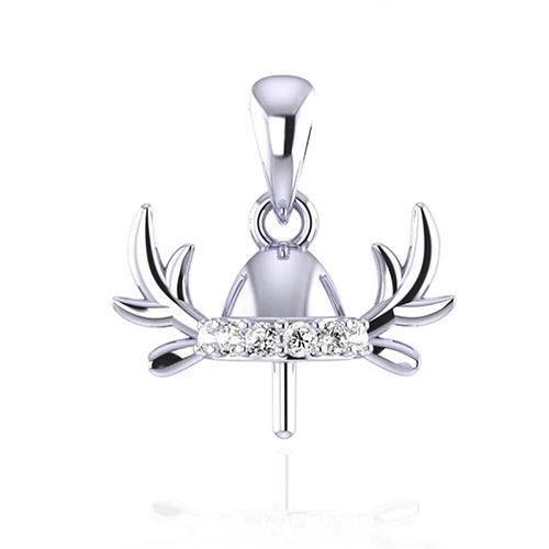 Real Silver 925 Pendant Christmas Women Charm for Necklace Jewelry Pendant