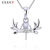 Real Silver 925 Pendant Christmas Women Charm for Necklace Jewelry Pendant