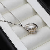 Freshwater Pearl Pendant 925 Silver Necklace
