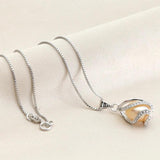 Freshwater Pearl Pendant 925 Silver Necklace