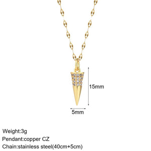Heart Flower Plant Butterfly Necklace for Women Angel Evil Eye Pendant