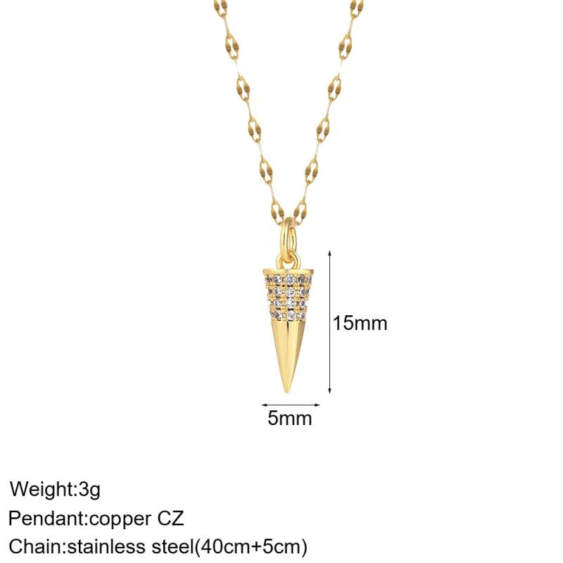 Heart Flower Plant Butterfly Necklace for Women Angel Evil Eye Pendant