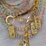 Heart Flower Plant Butterfly Necklace for Women Angel Evil Eye Pendant