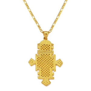 Ethiopian Cross Pendant Necklace Africa Big Crosses Jewelry