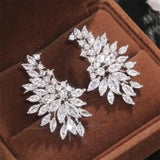 Sparkling CZ Stud Earrings for Women