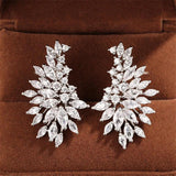 Sparkling CZ Stud Earrings for Women