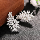 Sparkling CZ Stud Earrings for Women