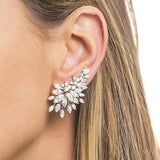 Sparkling CZ Stud Earrings for Women