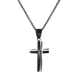 Unisex Lord Pendant Cross Necklace