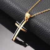Unisex Lord Pendant Cross Necklace