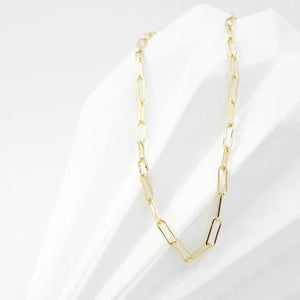 Silver Chunky Chain Necklace for Women Party Jewelry