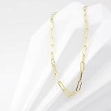 Silver Chunky Chain Necklace for Women Party Jewelry