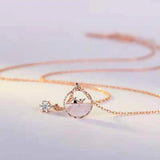 Ocean Whale Necklaces for Women Fritillary Choker Clavicle Chain