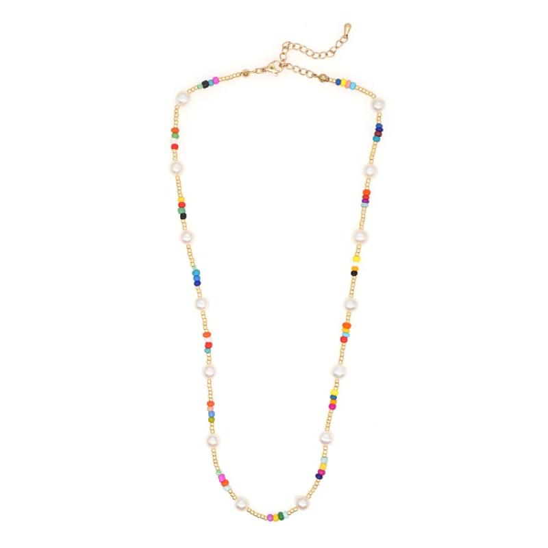 Go2Boho Pearl Choker Necklace Freshwater Pearls Jewelry Beads Collier